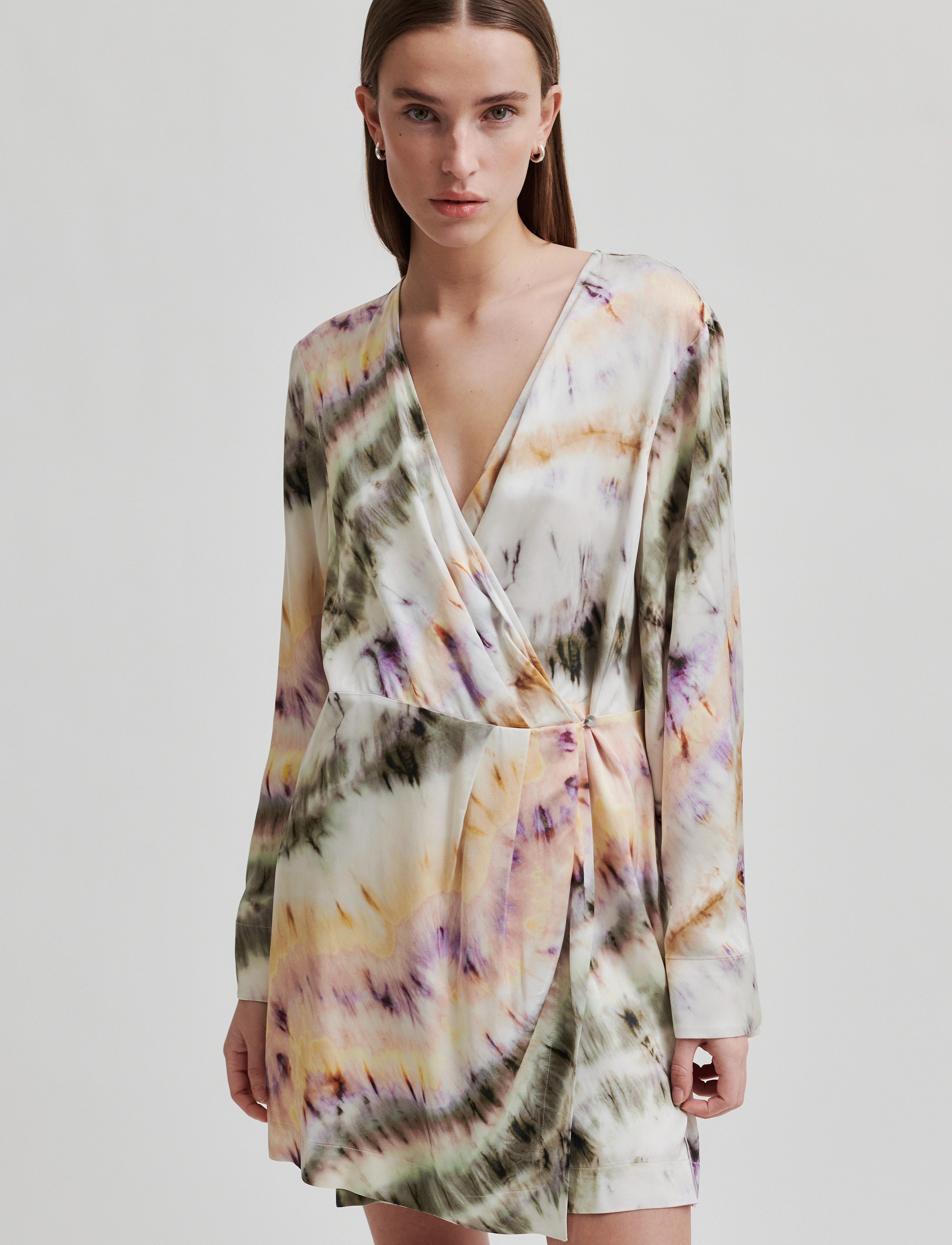 Second Female - Sirana Dress - slå-om-kjoler - tea - 5