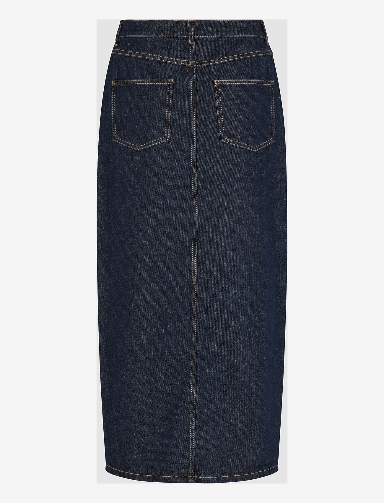 Second Female - Columbus New Skirt - midiseelikud - dark blue denim - 2