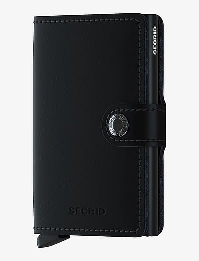 Secrid MM-Black & Red - Portemonnaies & Kartenetuis - MATTE BLACK / black