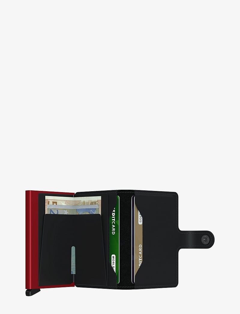 Secrid - MM-Black - kartenetuis - matte black & red - 2