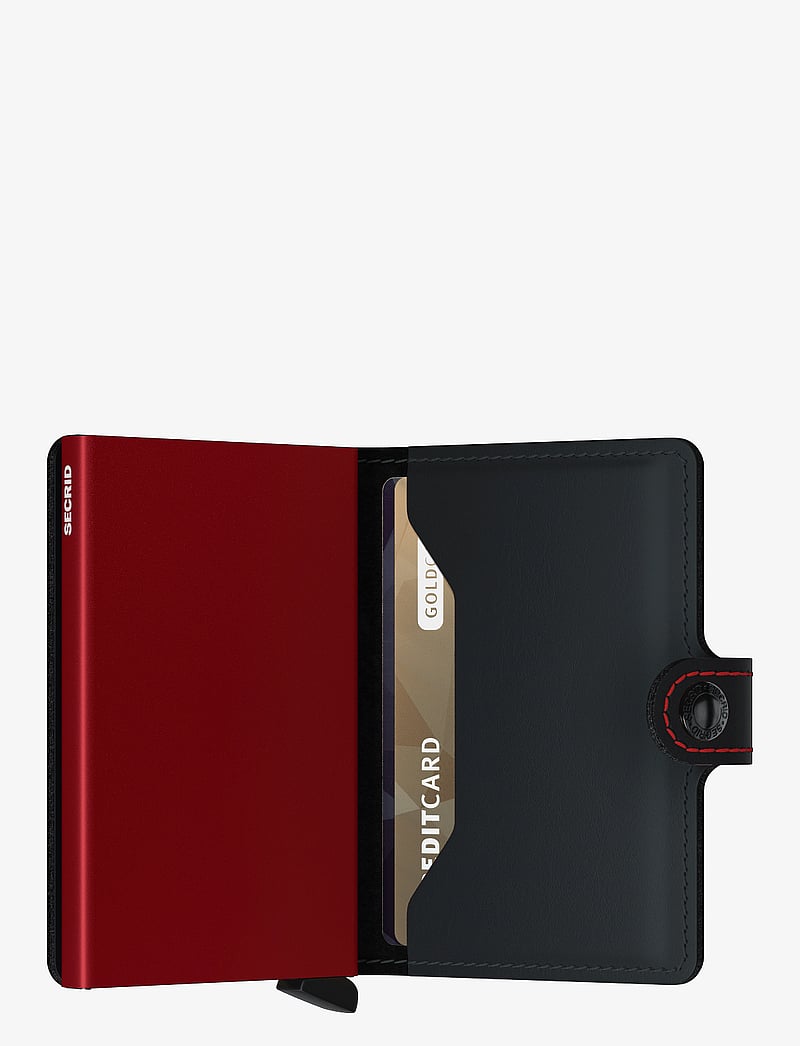 Secrid - MM-Black - kartenetuis - matte black & red - 3