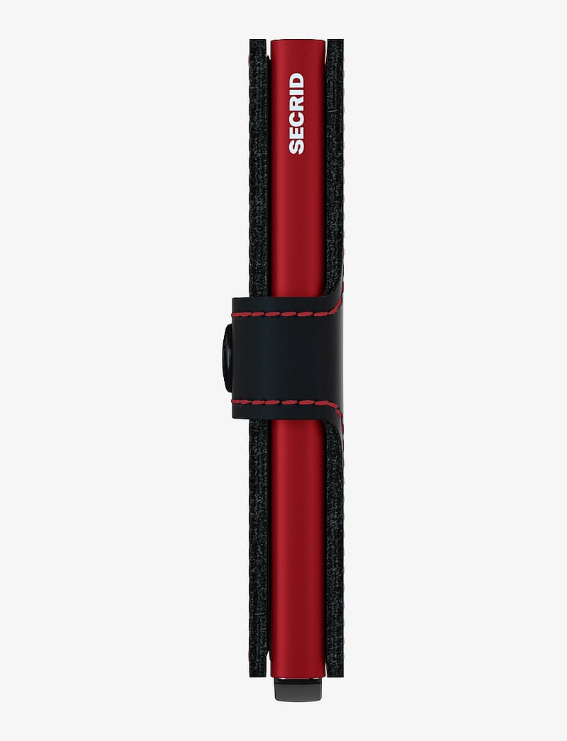 Secrid - MM-Black - kartenetuis - matte black & red - 4