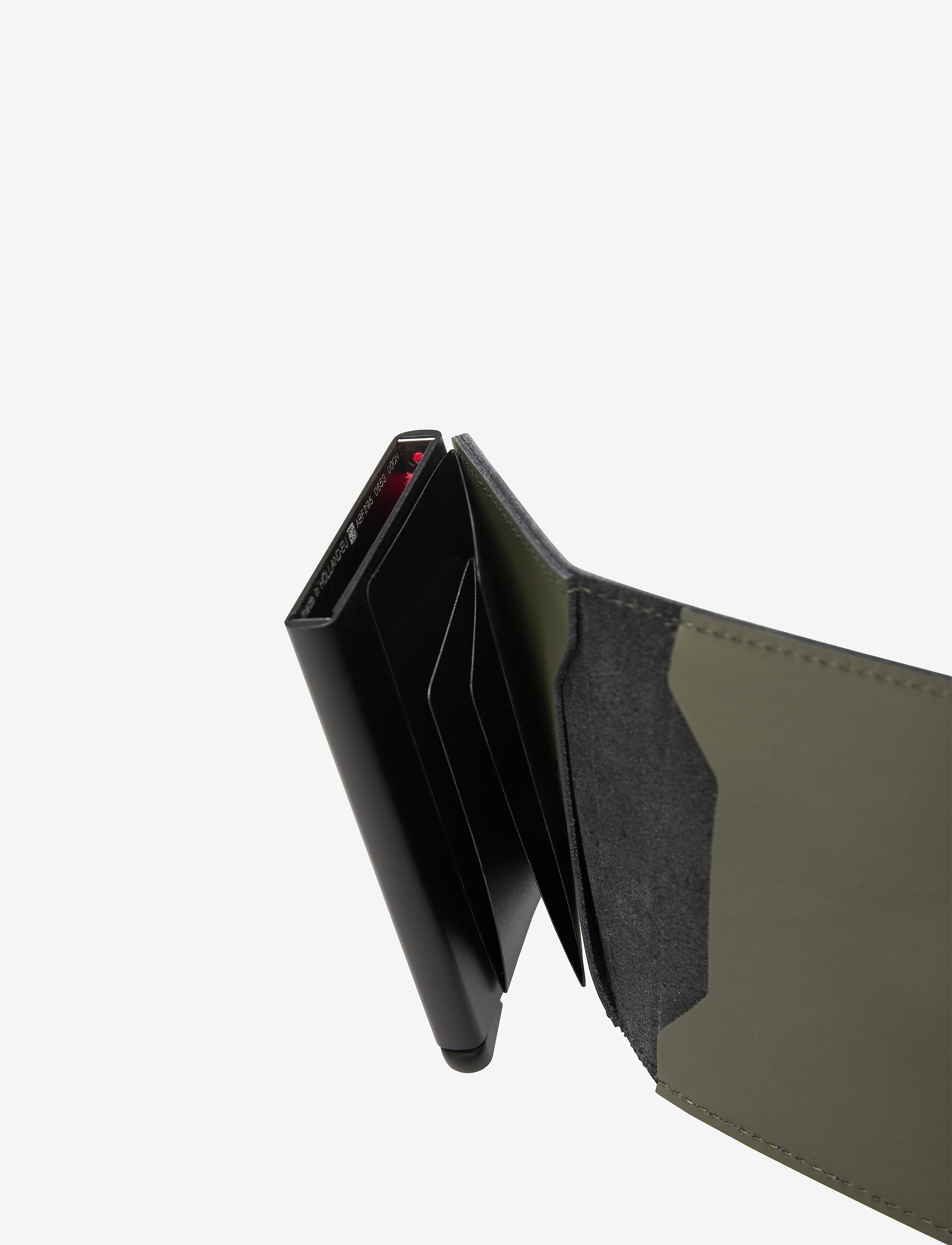 Secrid - Miniwallet - korthållare - matte green-black - 4