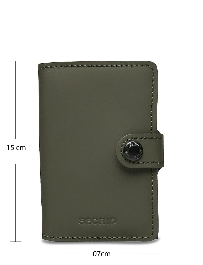Secrid - MM-Black - korthållare - matte green-black - 5