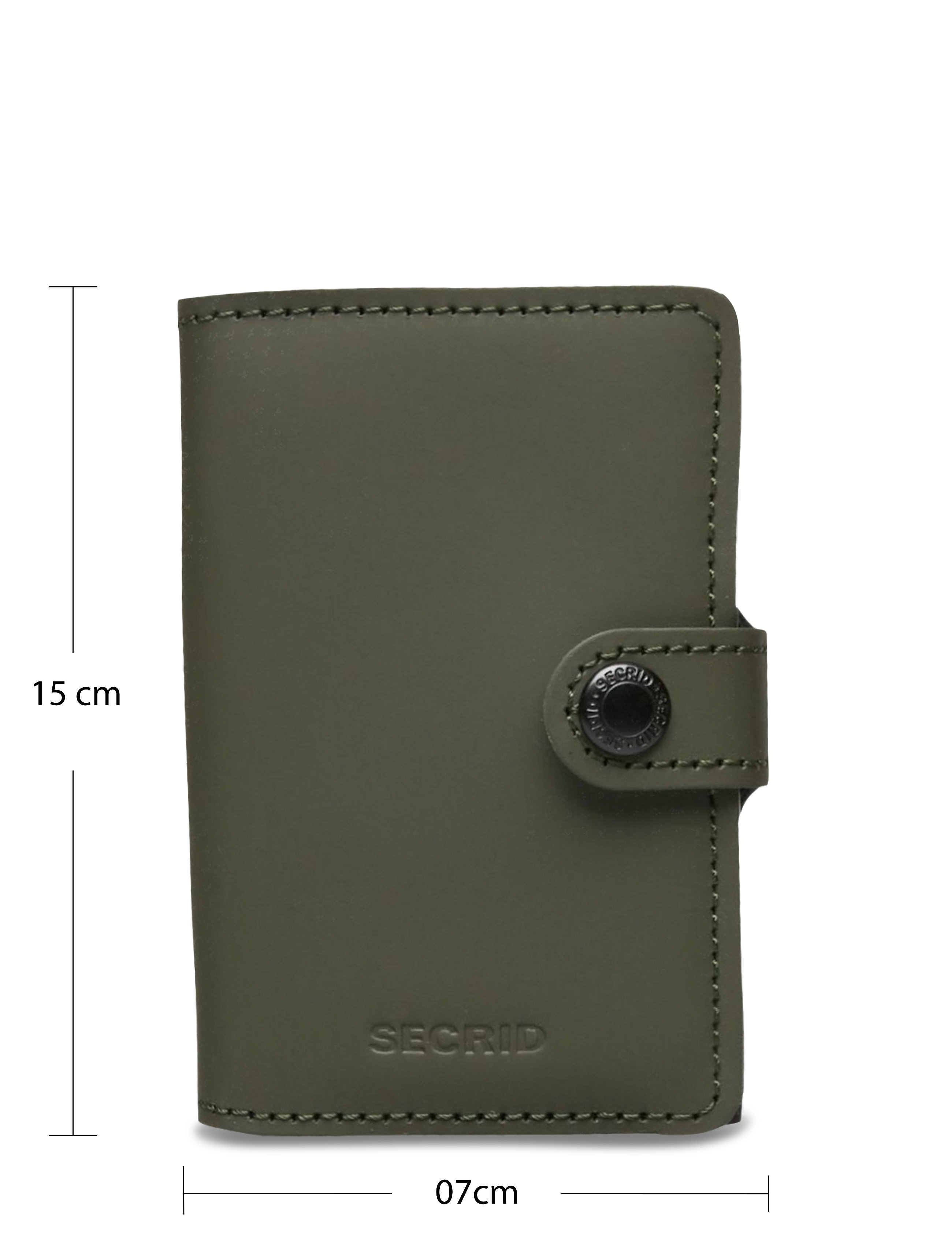 Secrid - Miniwallet - korthållare - matte green-black - 5