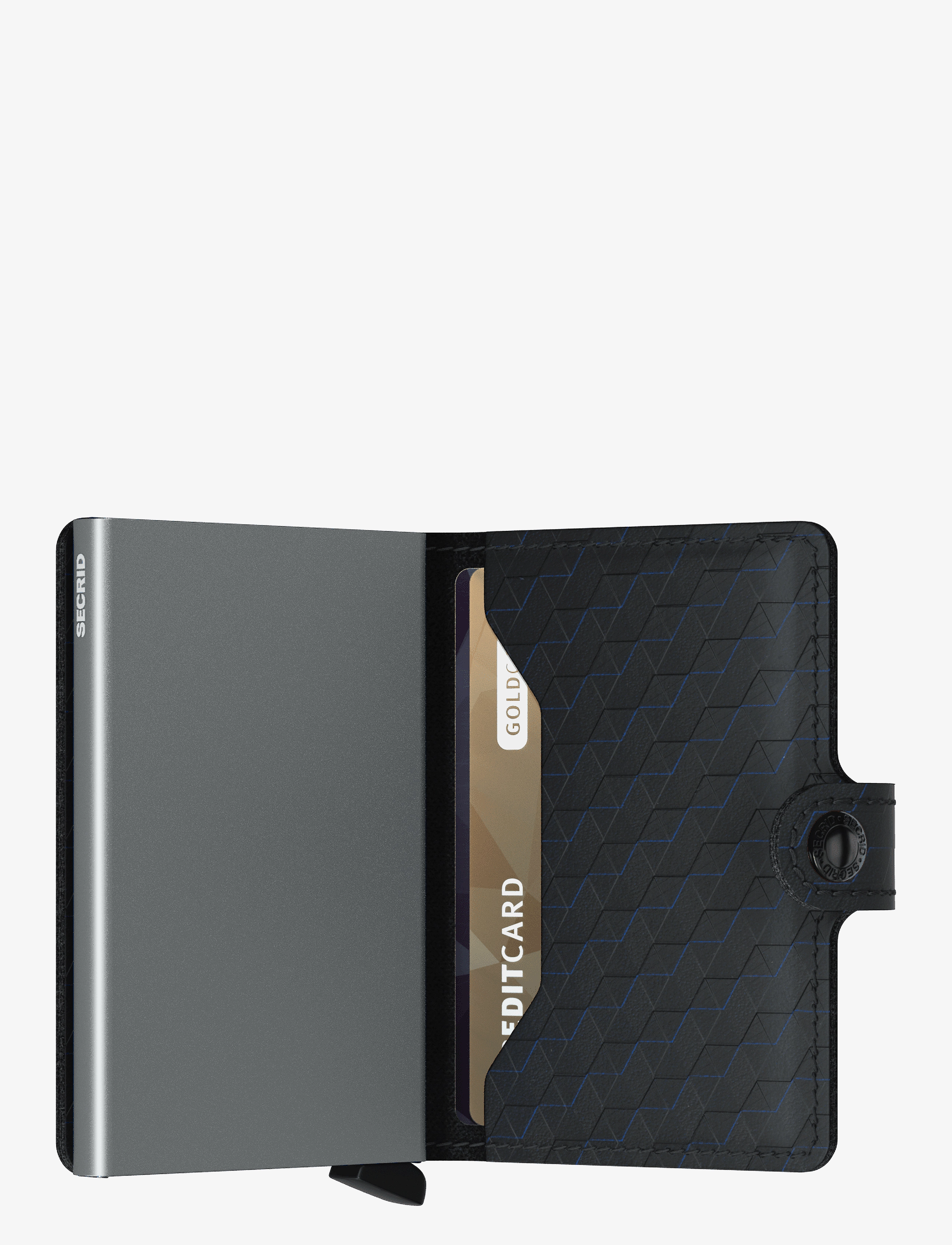 Secrid - Mop-Black-Titanium - korthållare - optical black-titanium - 3