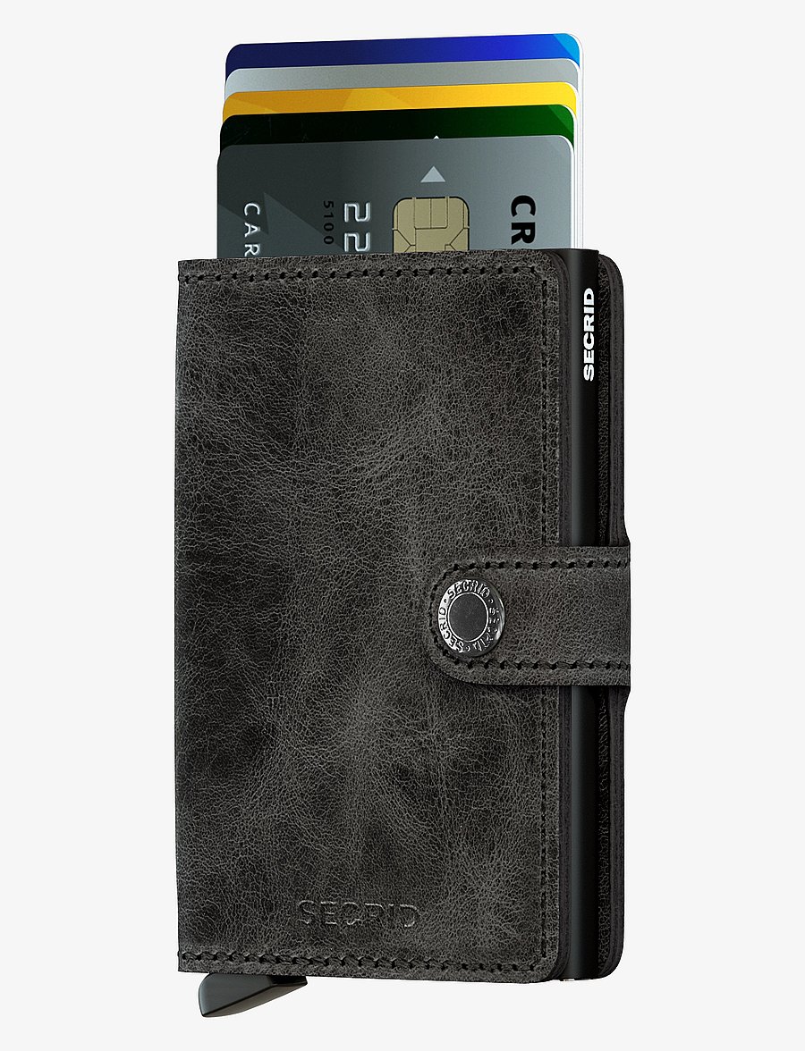 Secrid - Miniwallet - korthållare - vintage black - 1
