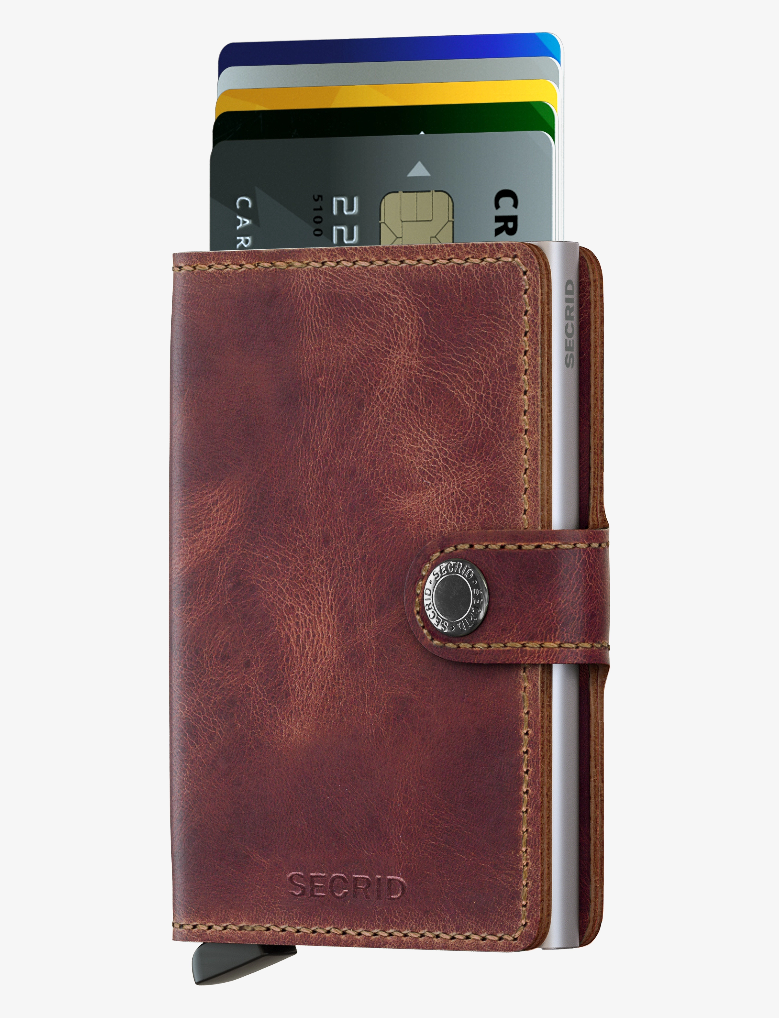 Secrid - Miniwallet - korthållare - vintage brown - 1