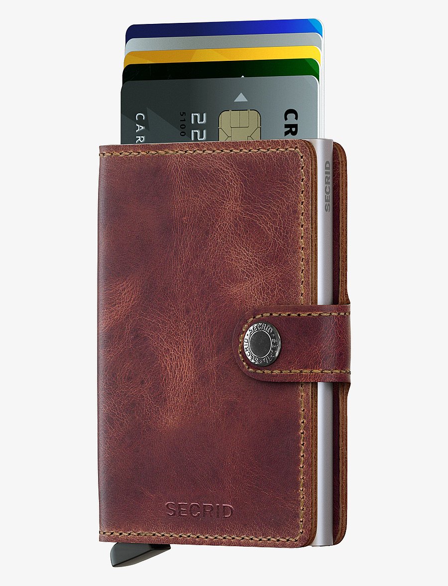 Secrid - Miniwallet - korthållare - vintage brown - 1