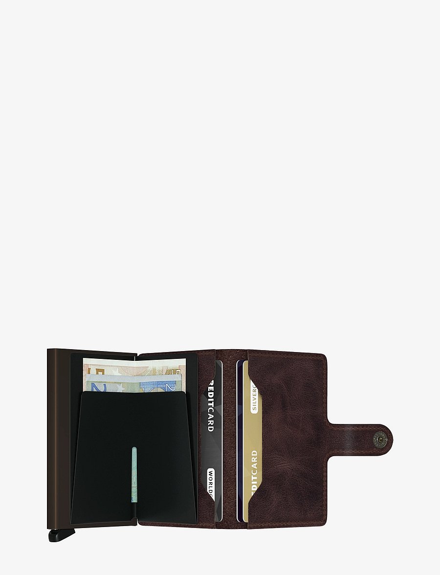 Secrid - Miniwallet - korthållare - vintage chocolate - 1