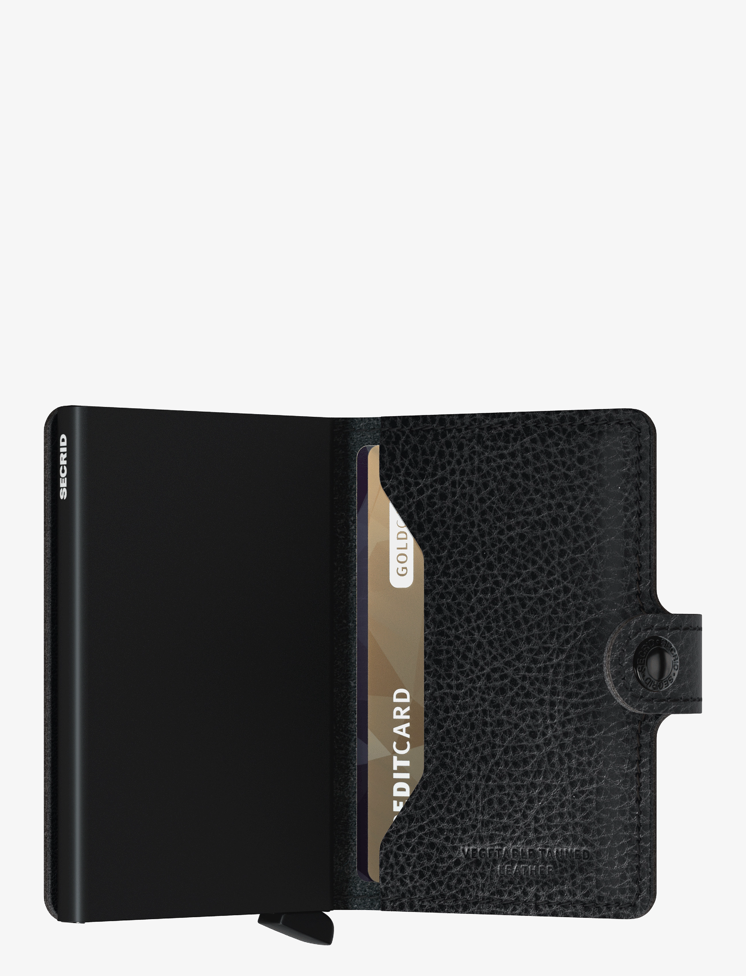 Secrid - Miniwallet - korthållare - vegetable black-black - 3