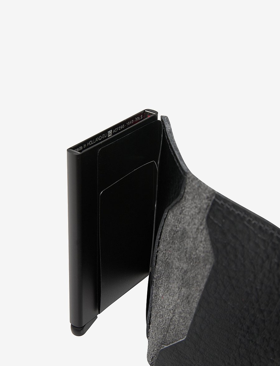 Secrid - Miniwallet - korthållare - vegetable black-black - 5