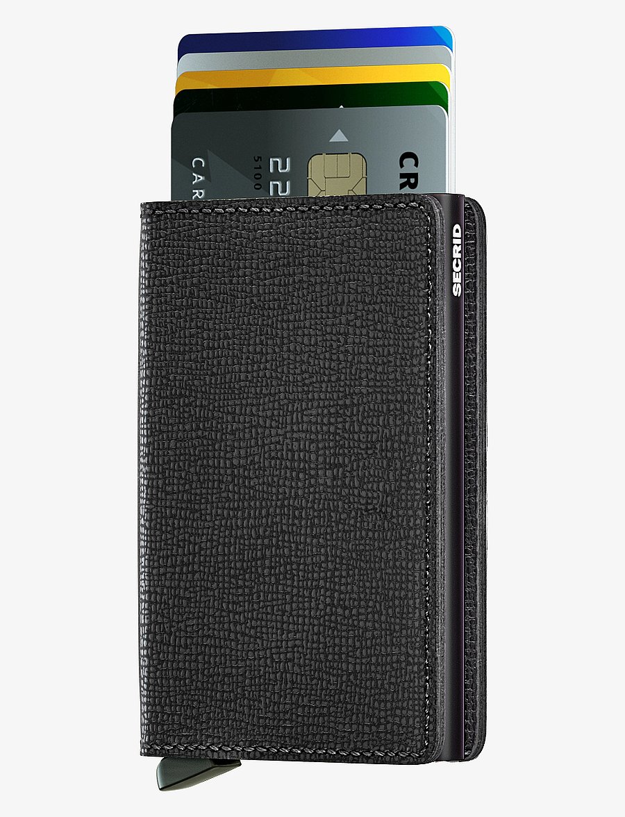 Secrid - SC-Black - plånböcker - crisple black - 1