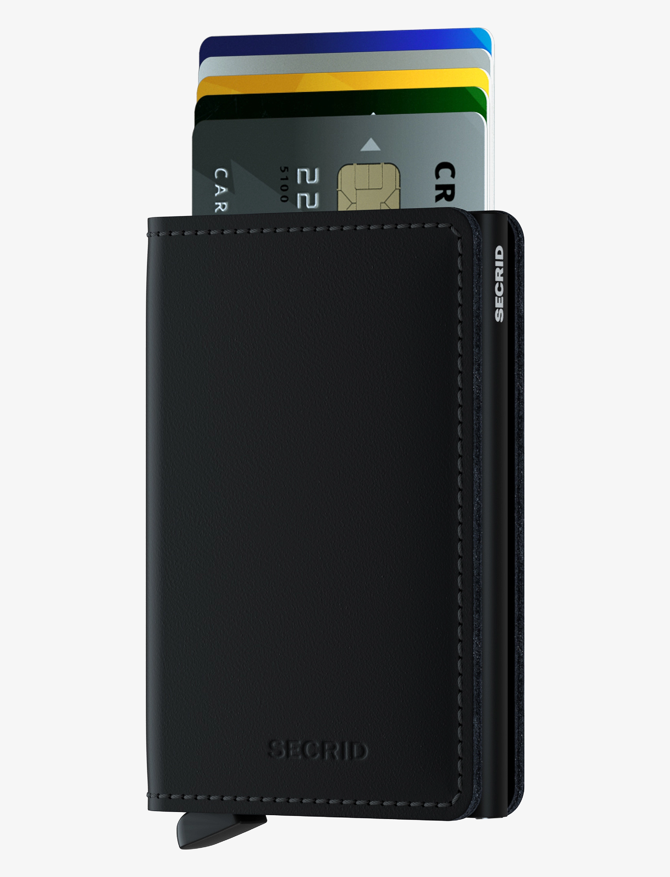 Secrid - SM-Black - wallets - matte black - 1