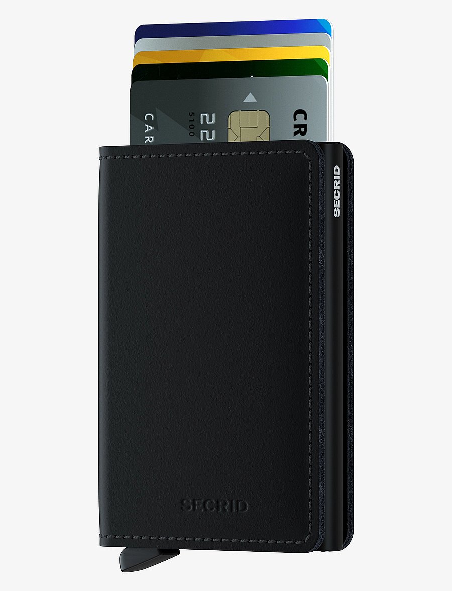 Secrid - SM-Black - portefeuilles - matte black - 1