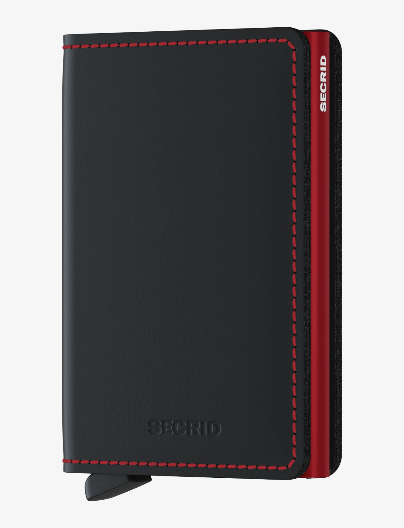 Secrid Sm-Black & Red, One Size, Card Holders Wallets, Schwarz - Frauen