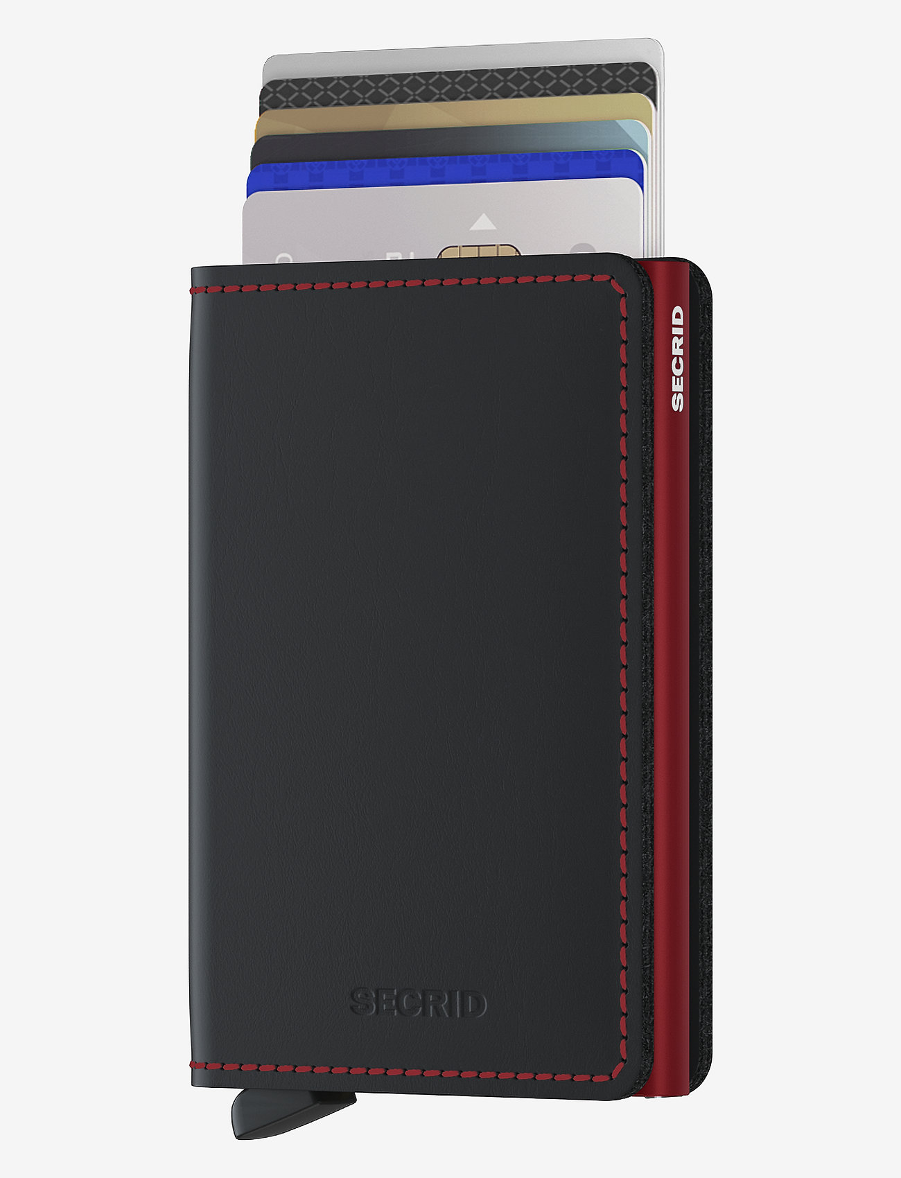 Secrid - SM-Black & Red - korthållare - matte black & red - 1