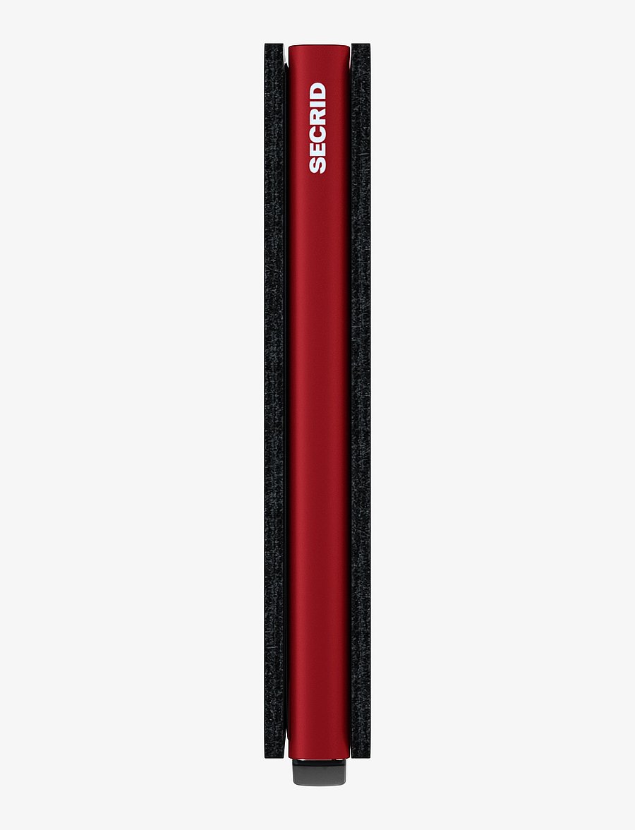 Secrid - Slimwallet - plånböcker - matte black & red - 4