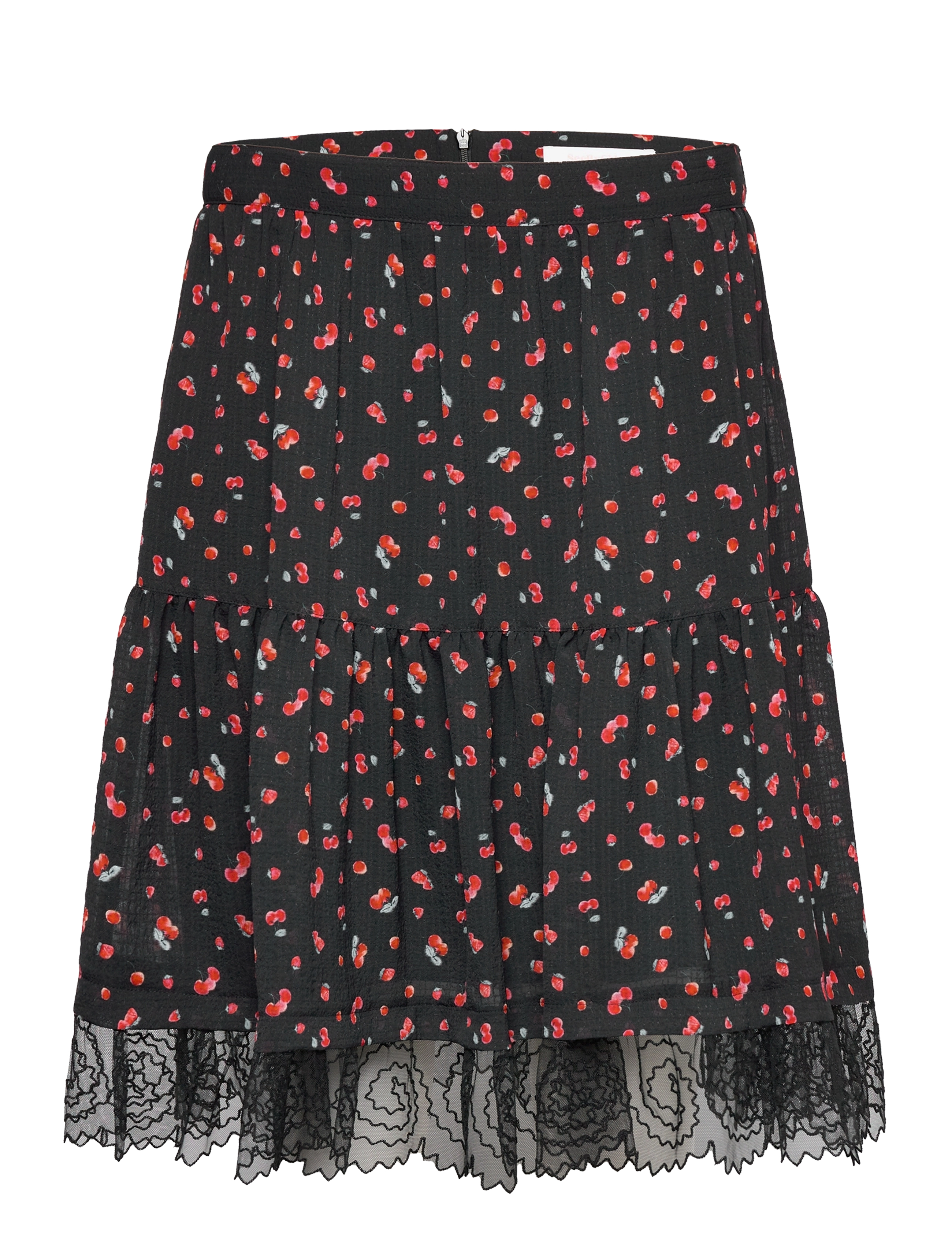 See by Chloé SKIRT - Nederdele - BLACK - RED 1 / multi