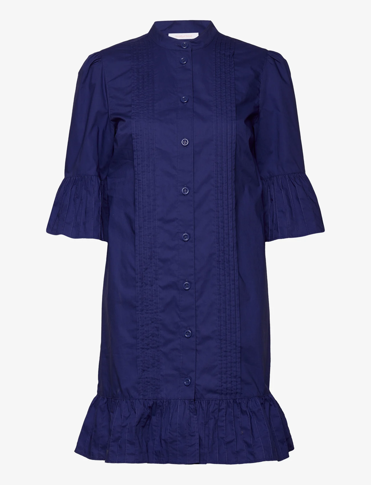 See by Chloé - Dress - marškinių tipo suknelės - abyss water - 0