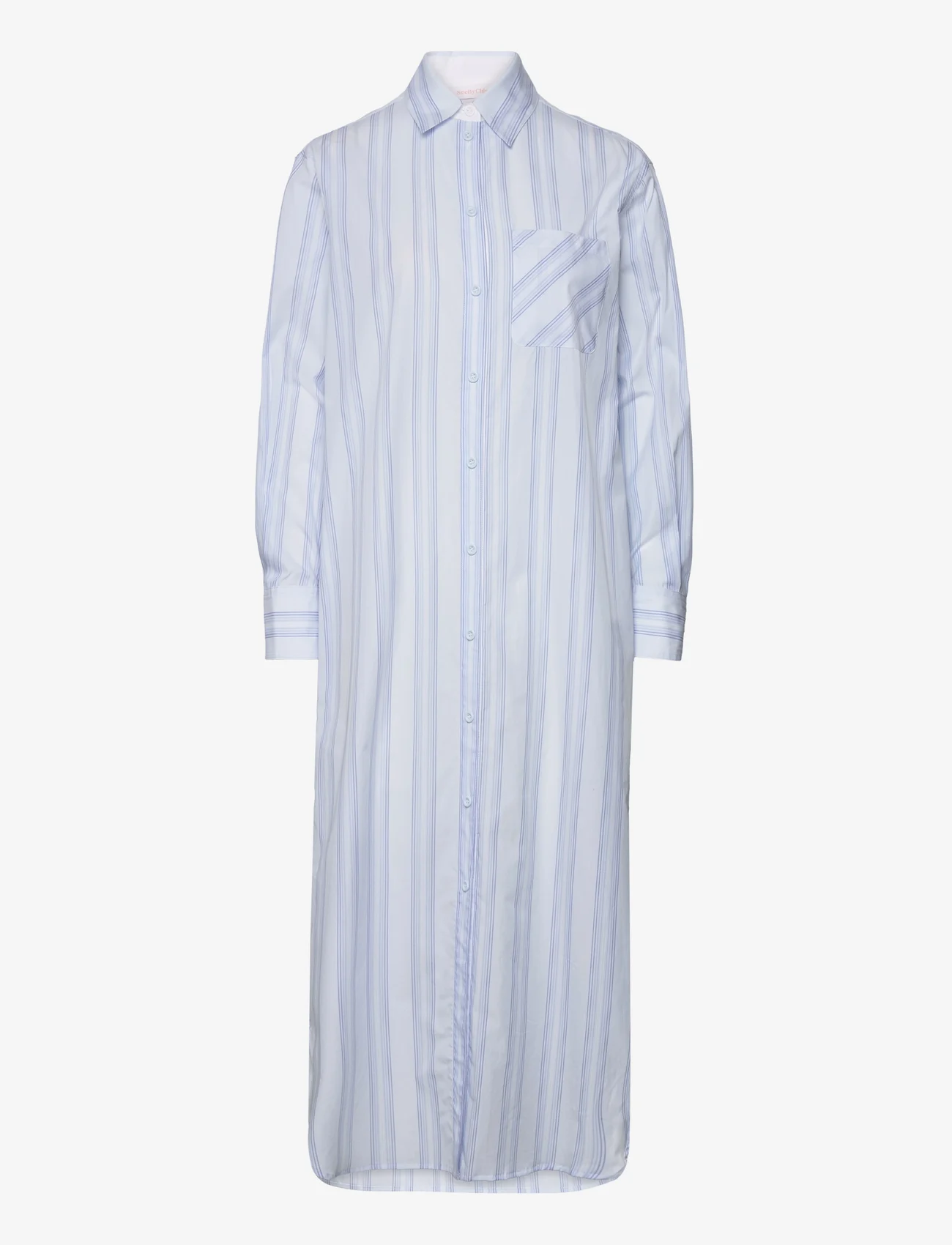 See by Chloé - Dress - marškinių tipo suknelės - multicolor blue 2 - 0