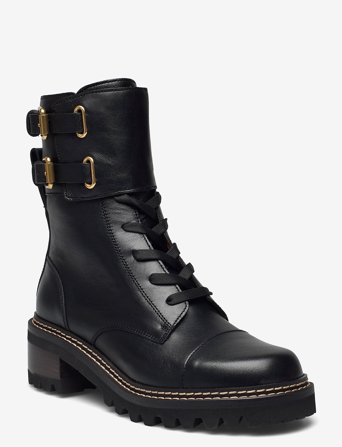 See by chloe combat boots deals