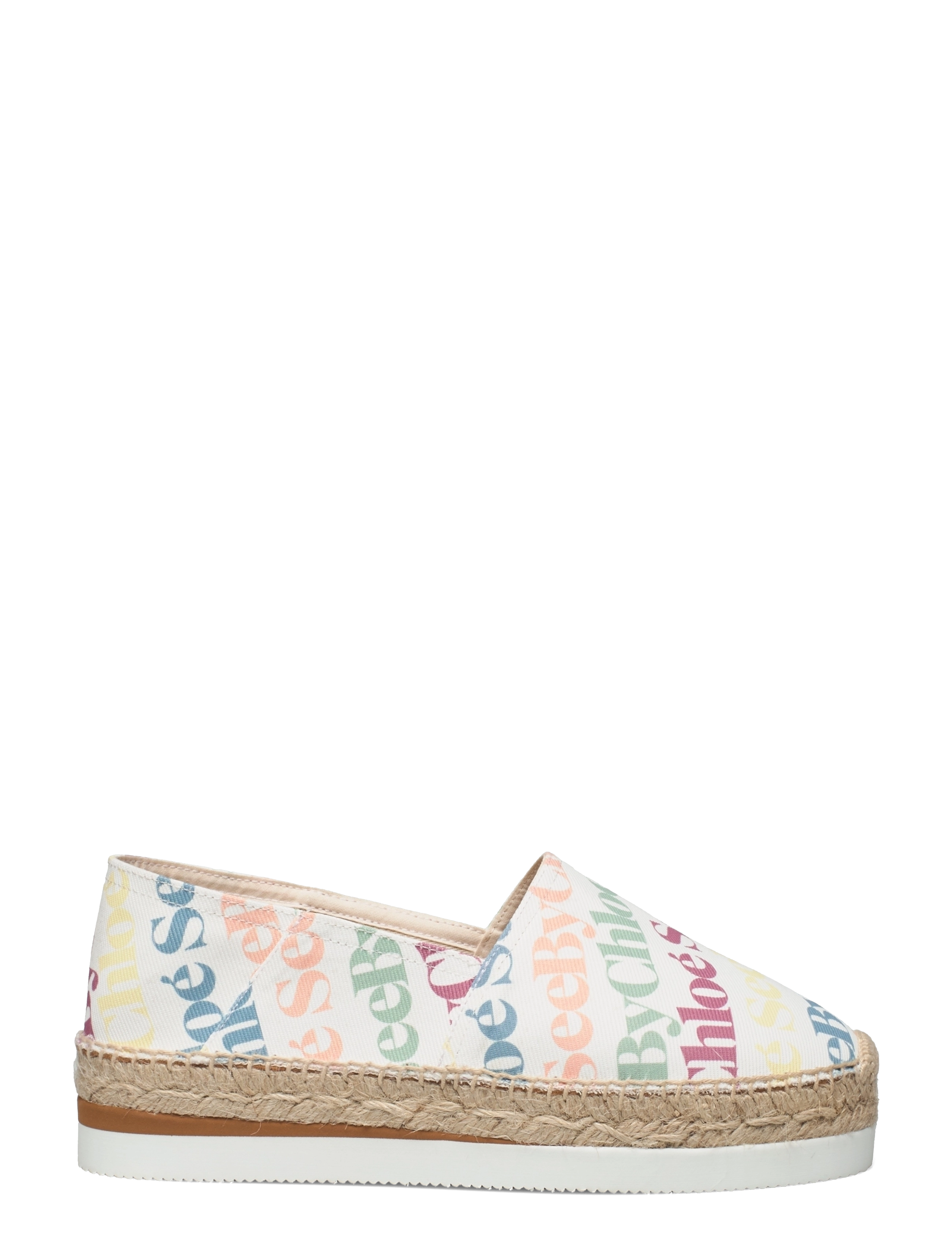 See by Chloé - CANVAS 139 CHALK+PRINTED MULTICOLOR LOGO - chalk - 1