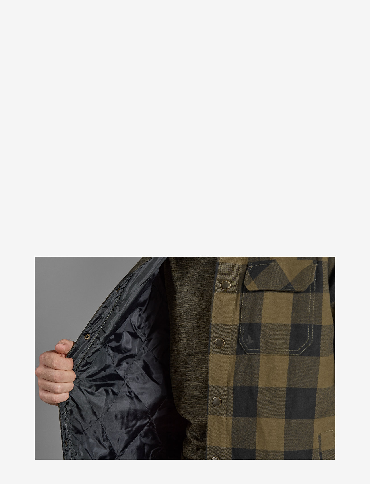 Seeland - Canada shirt - green check - 2