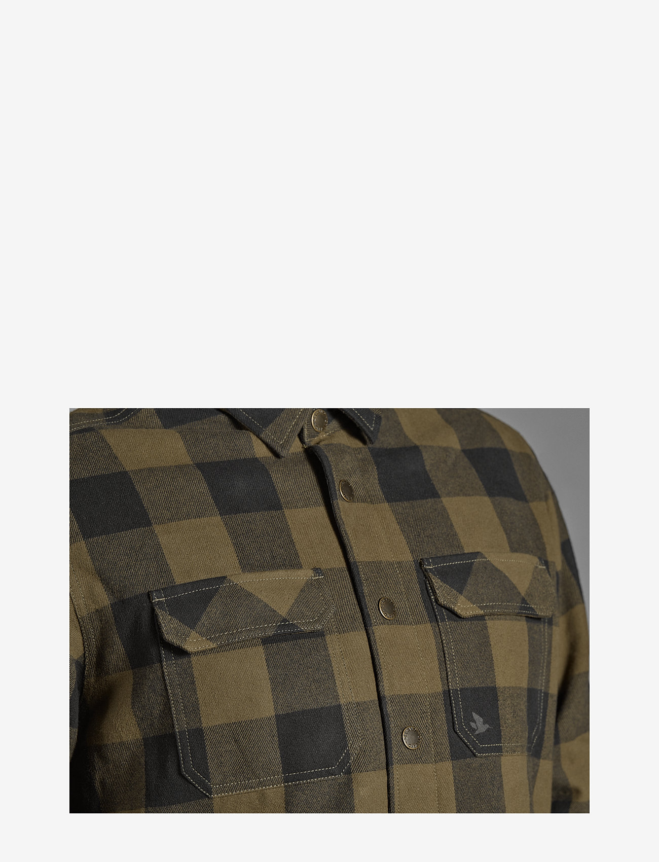 Seeland - Canada shirt - green check - 3