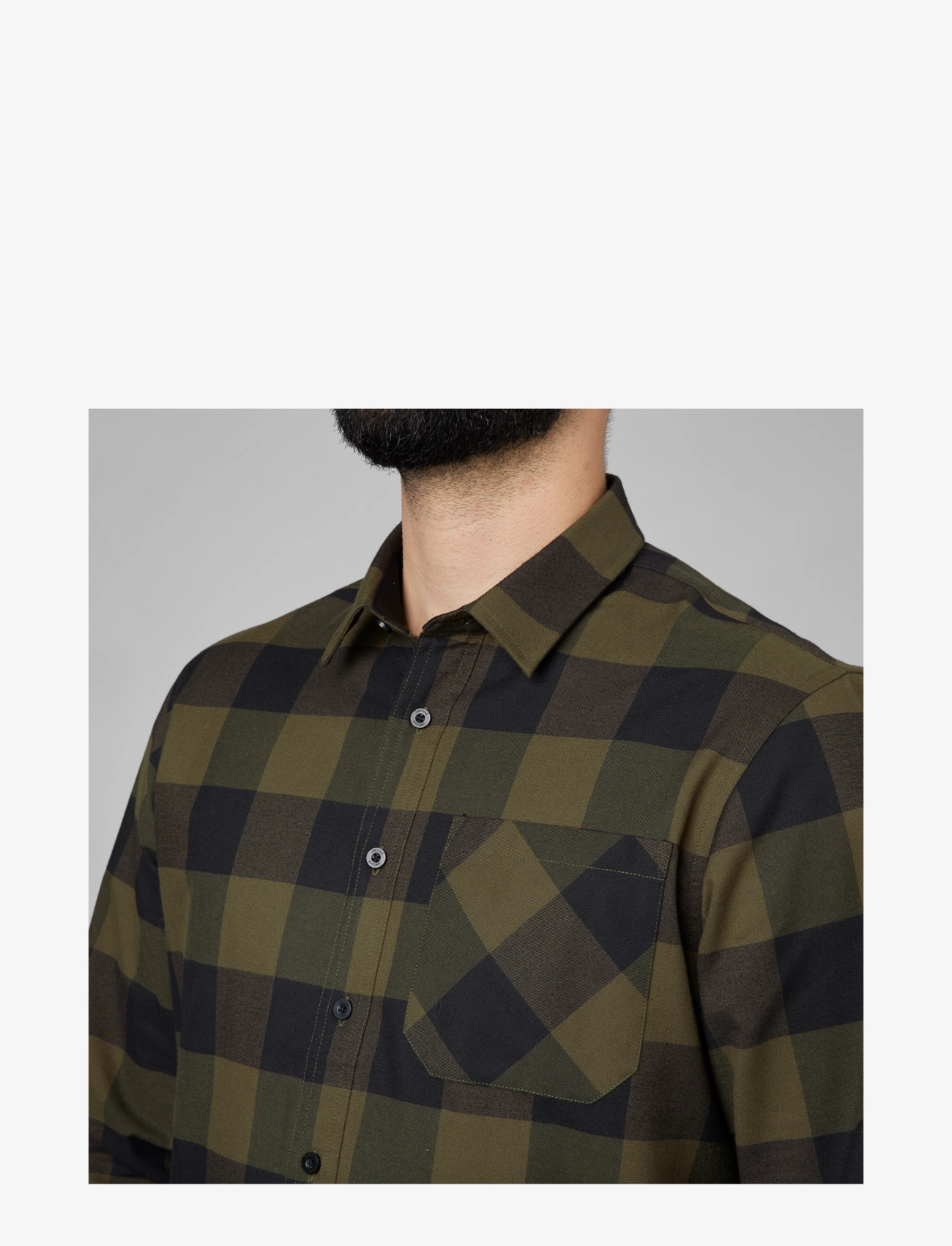 Seeland - Toronto shirt - green check - 2