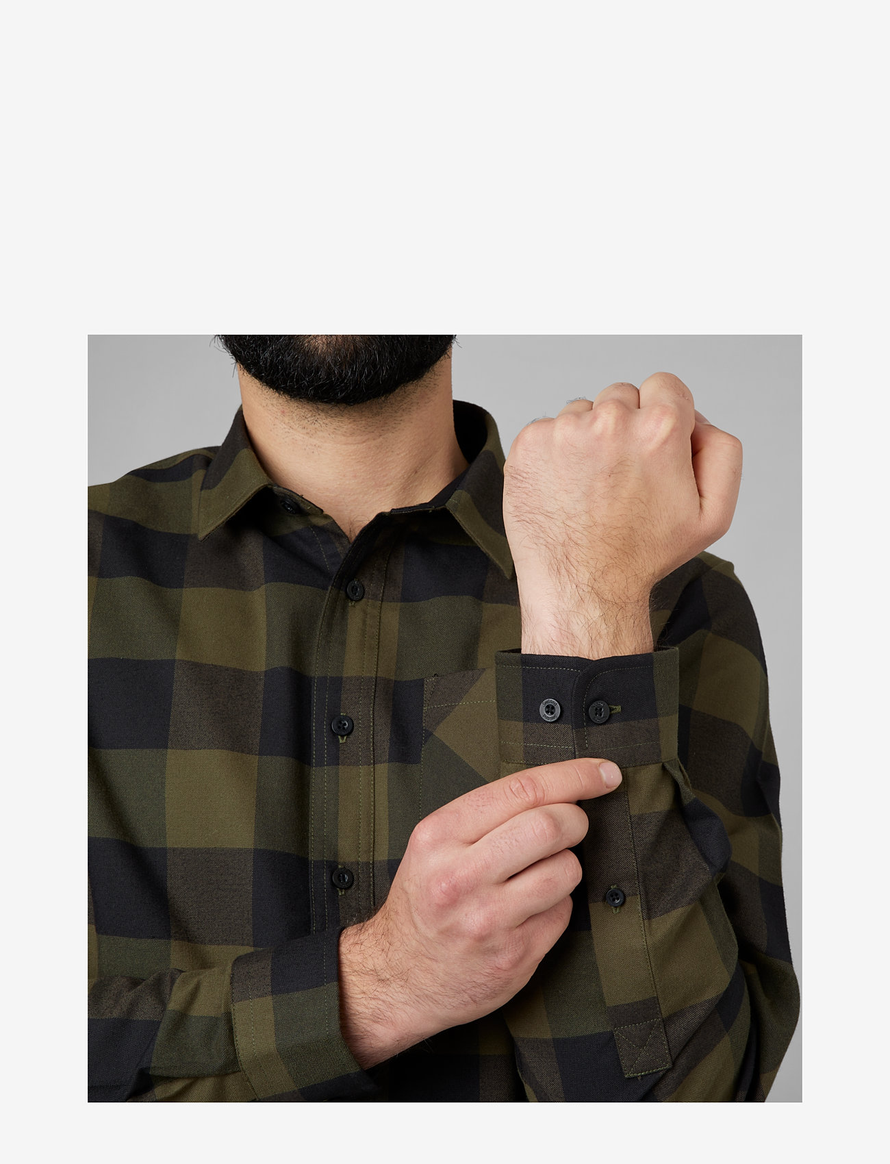 Seeland - Toronto shirt - green check - 3