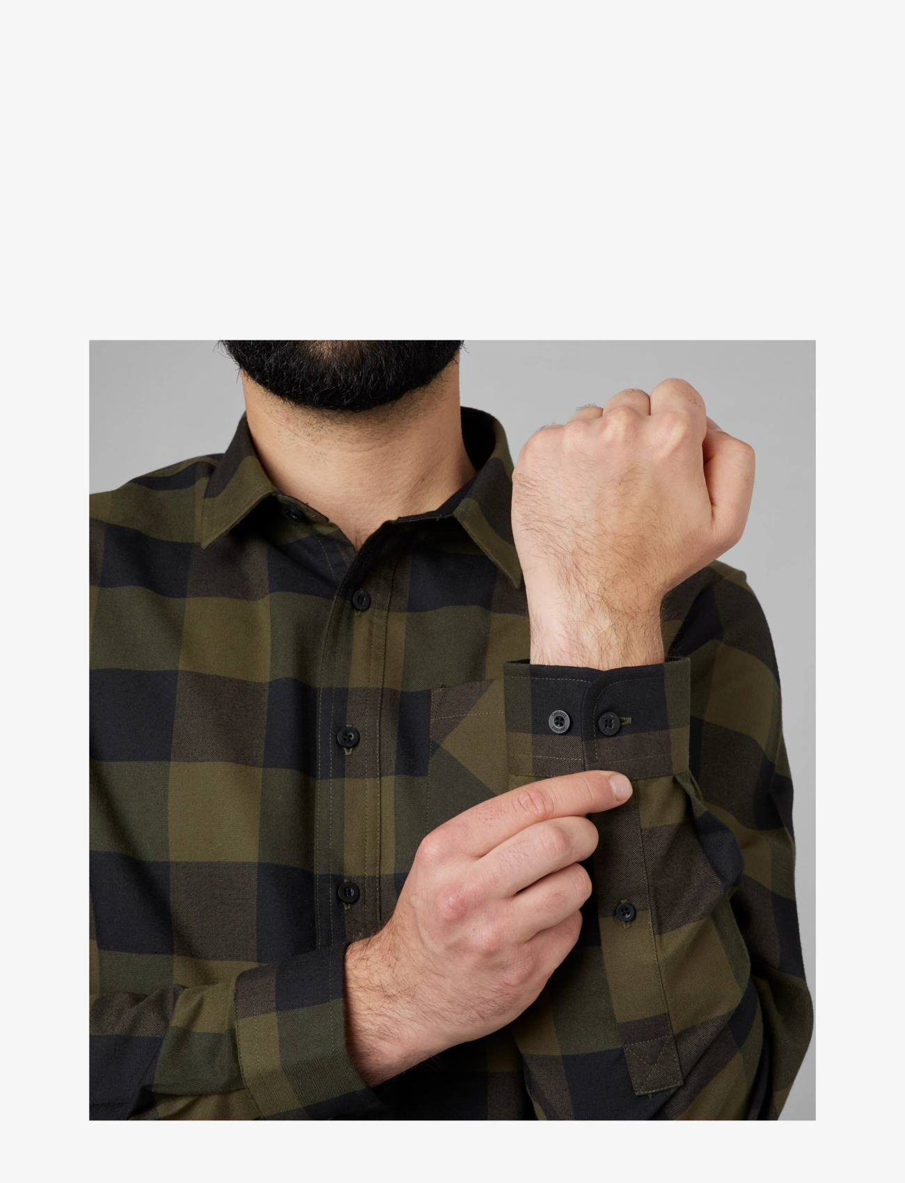 Seeland - Toronto shirt - green check - 3