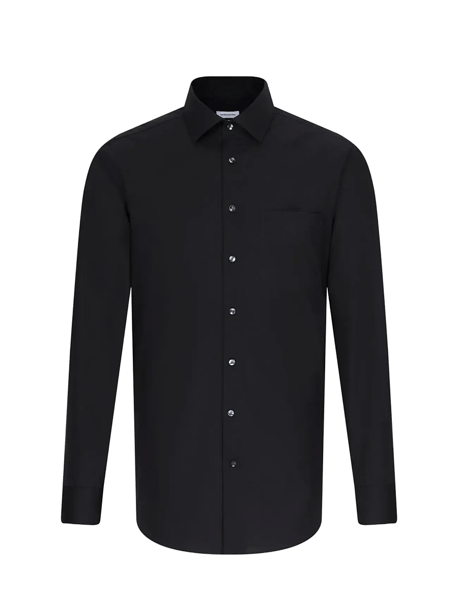 Seidensticker - Business shirt Regular - formelle hemden - black - 1