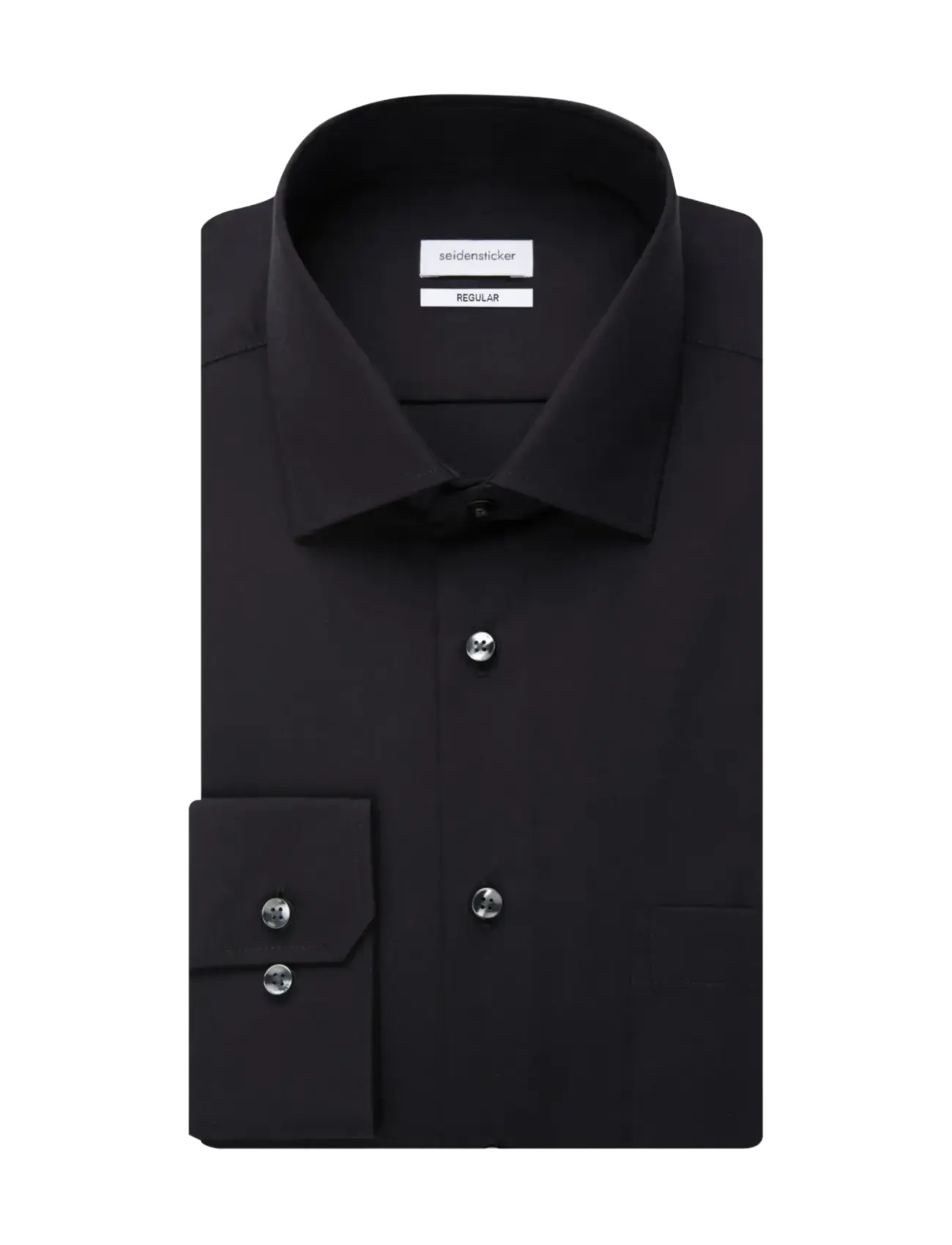 Seidensticker - Business shirt Regular - ametlikud särgid - black - 3