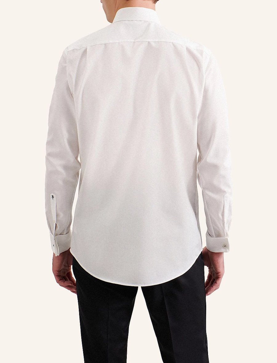 Seidensticker - Gala shirt Regular - formelle skjorter - ecru - 2