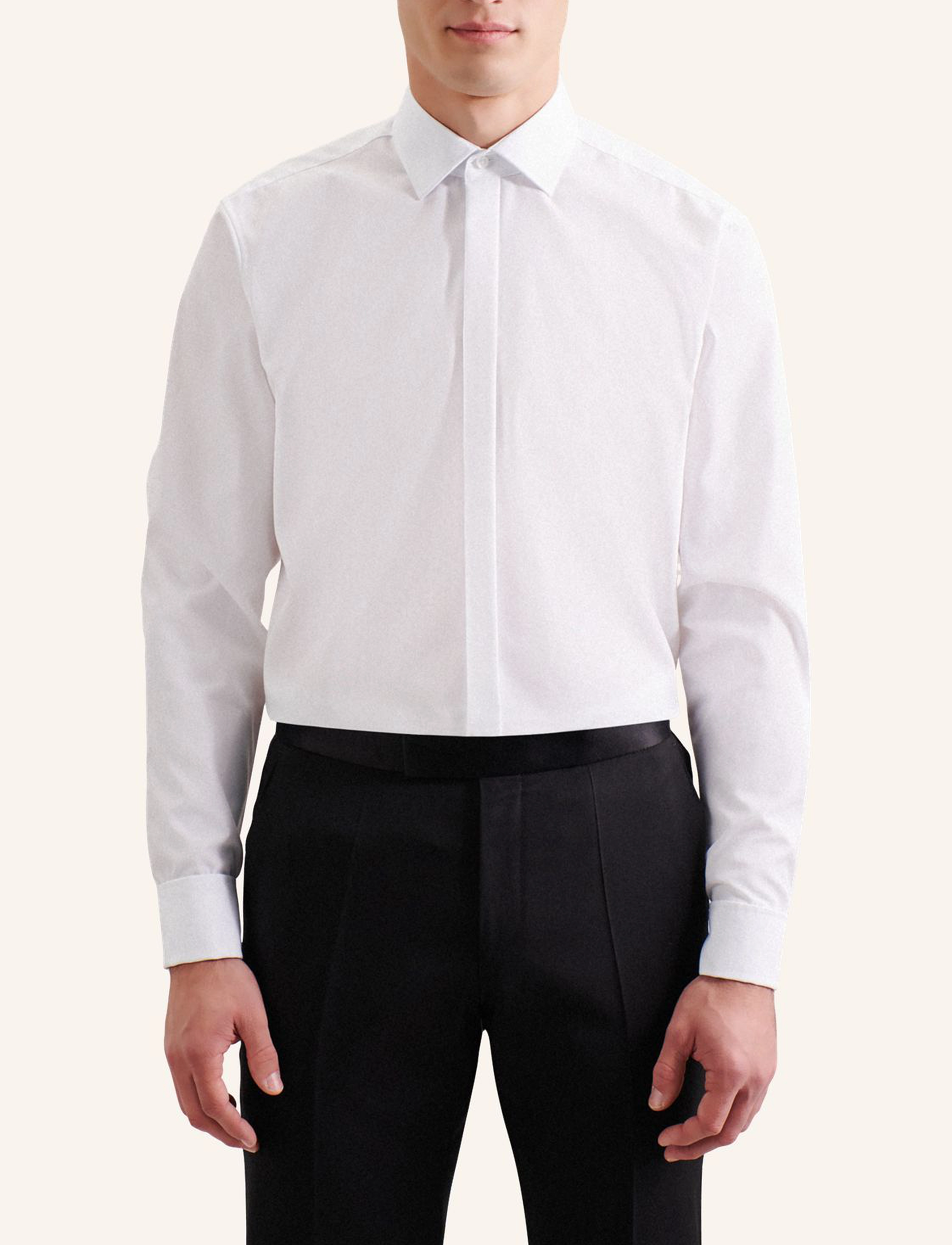 Seidensticker Gala Shirt Regular, 41, White, Skjorter > Smokingskjorter, Herre