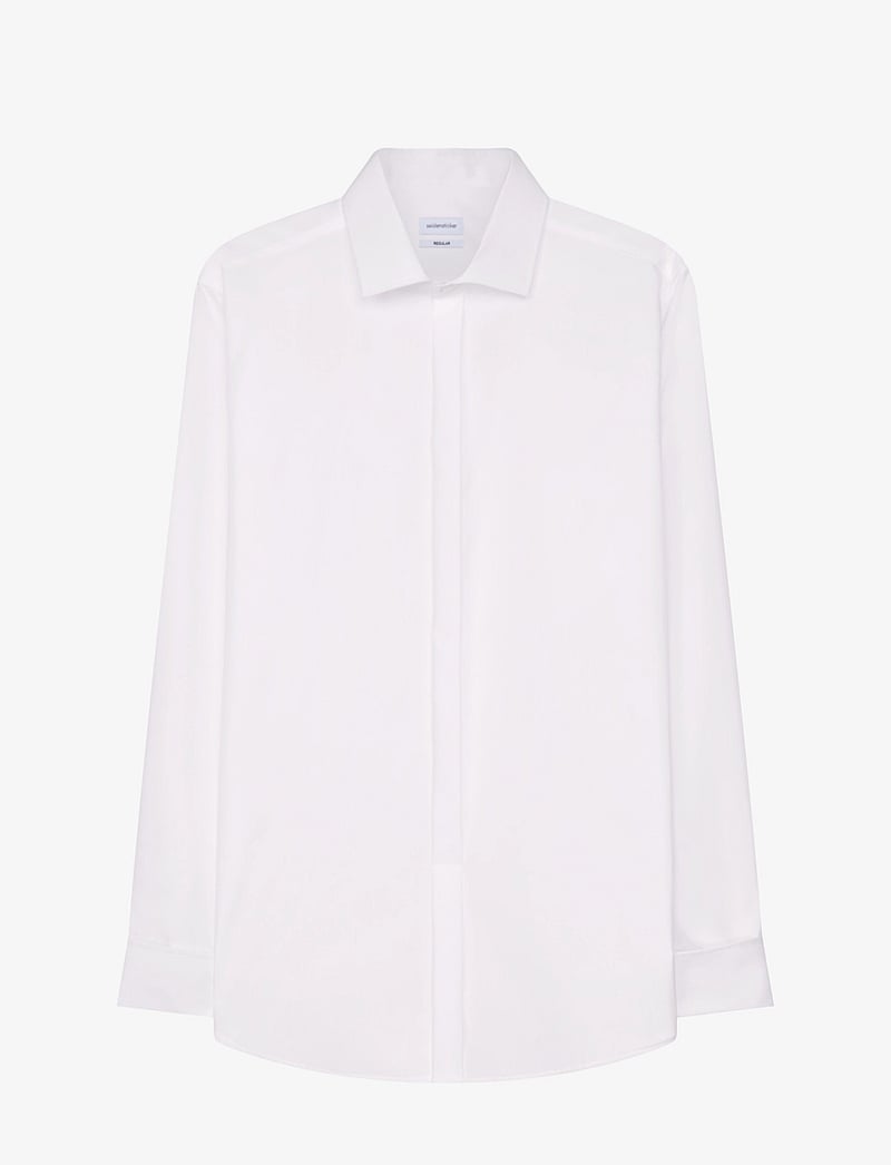 Seidensticker - Business Kent Party UMA - formal shirts - white - 1