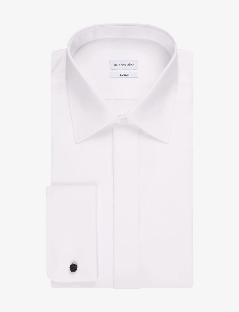 Seidensticker - Business Kent Party UMA - formal shirts - white - 2