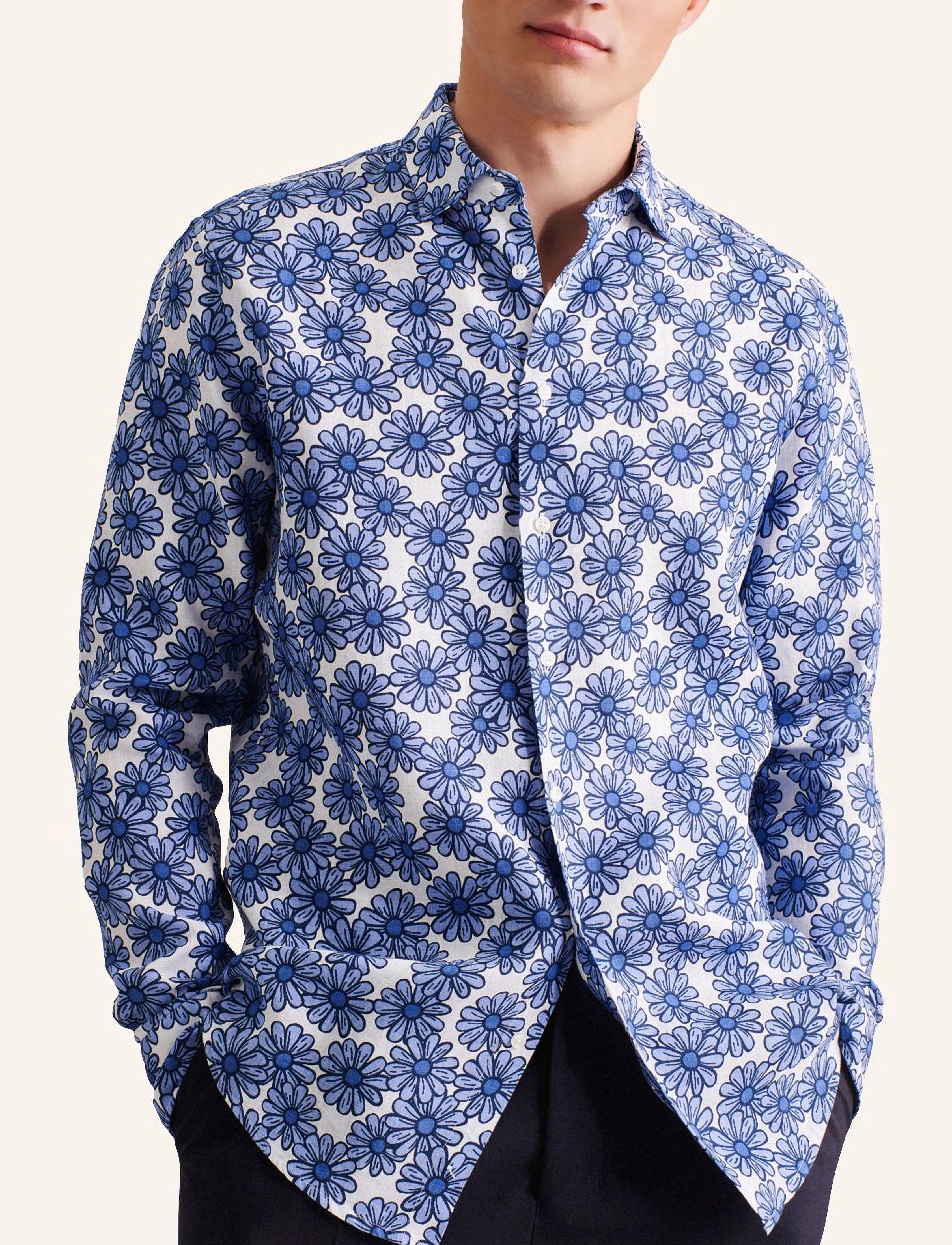 Seidensticker - New Kent oT - mid blue - 4