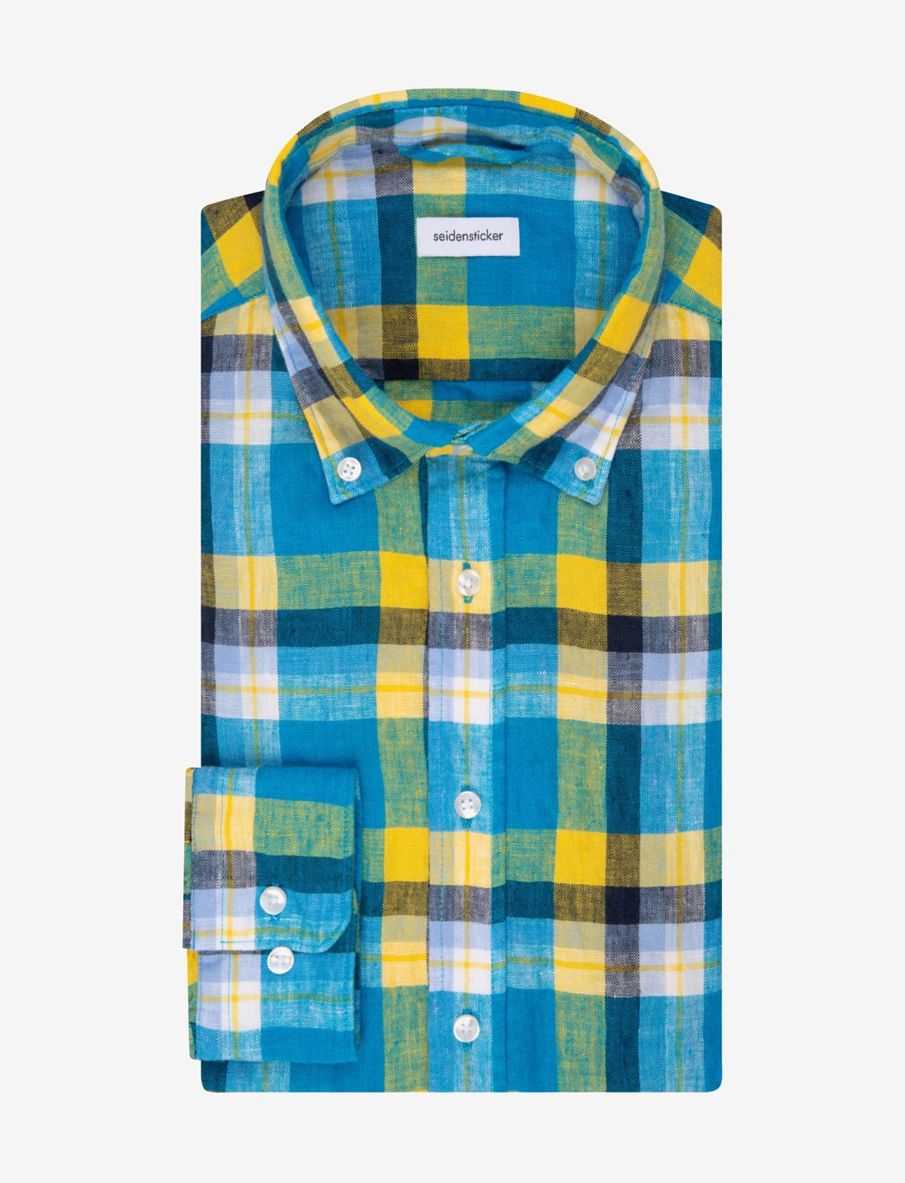 Seidensticker - New BD oT - koszule w kratkę - turquoise - 1