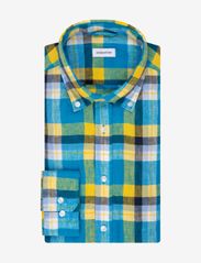 Seidensticker - New BD oT - checkered shirts - turquoise - 1