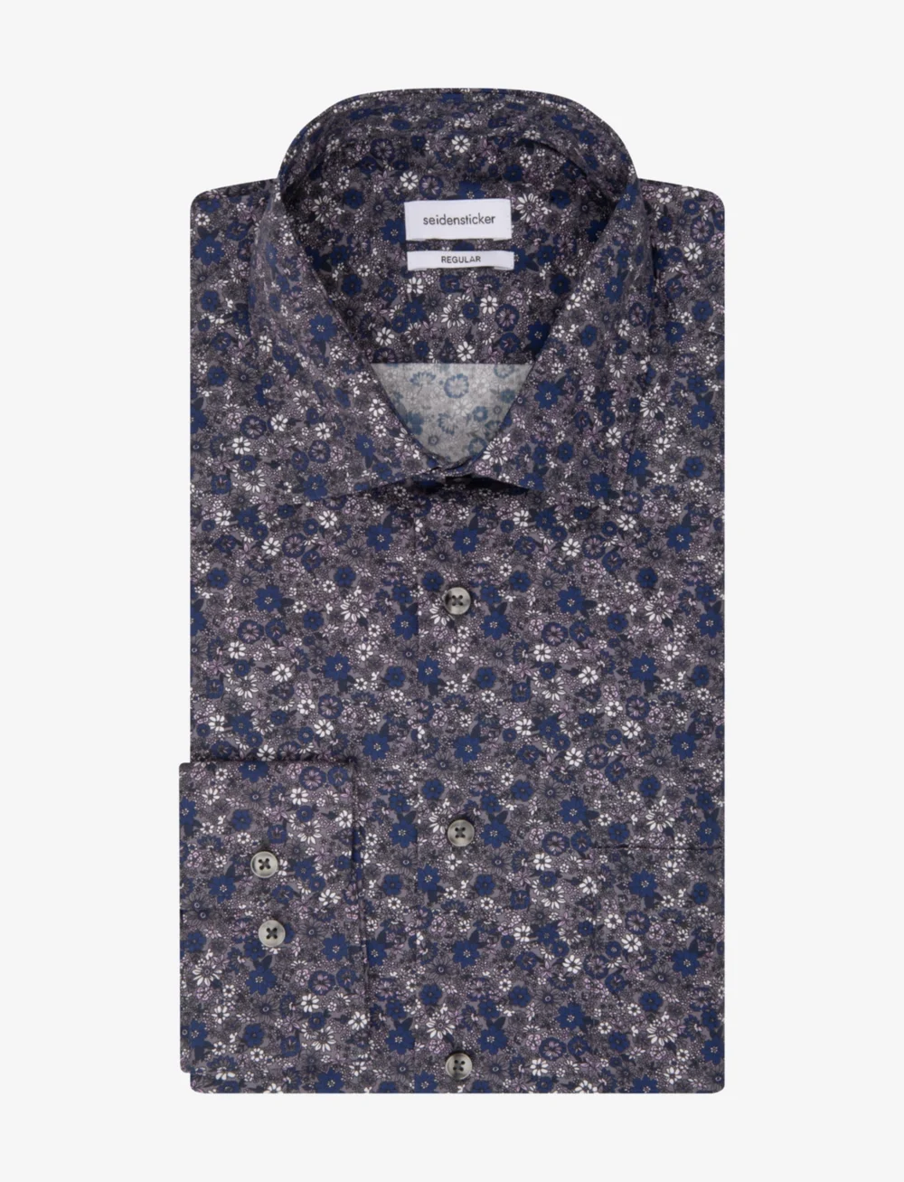 Seidensticker - Business Kent - kuviolliset paidat - grey - 3