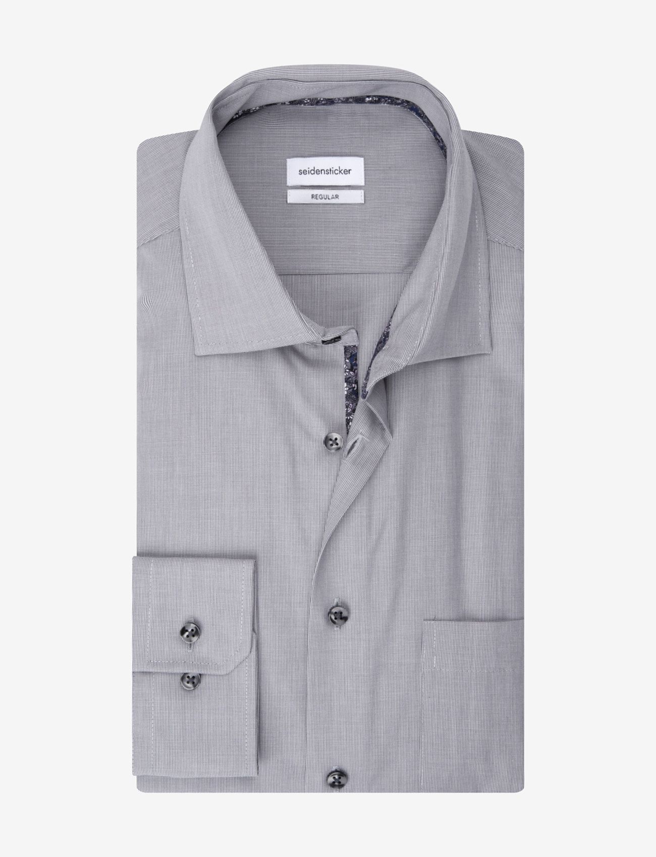 Seidensticker - CITYHEMDEN 1/1 ARM - grey - 3