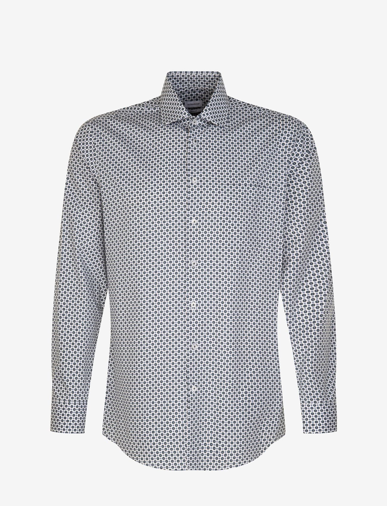 Seidensticker - Business Kent - mustriga särgid - green - 1