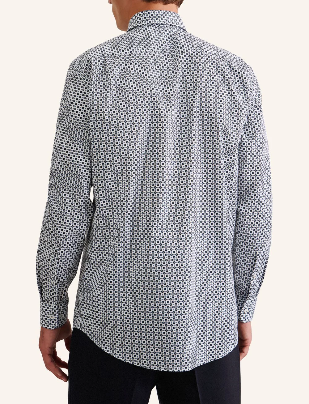 Seidensticker - Business Kent - mönstrade skjortor - green - 3