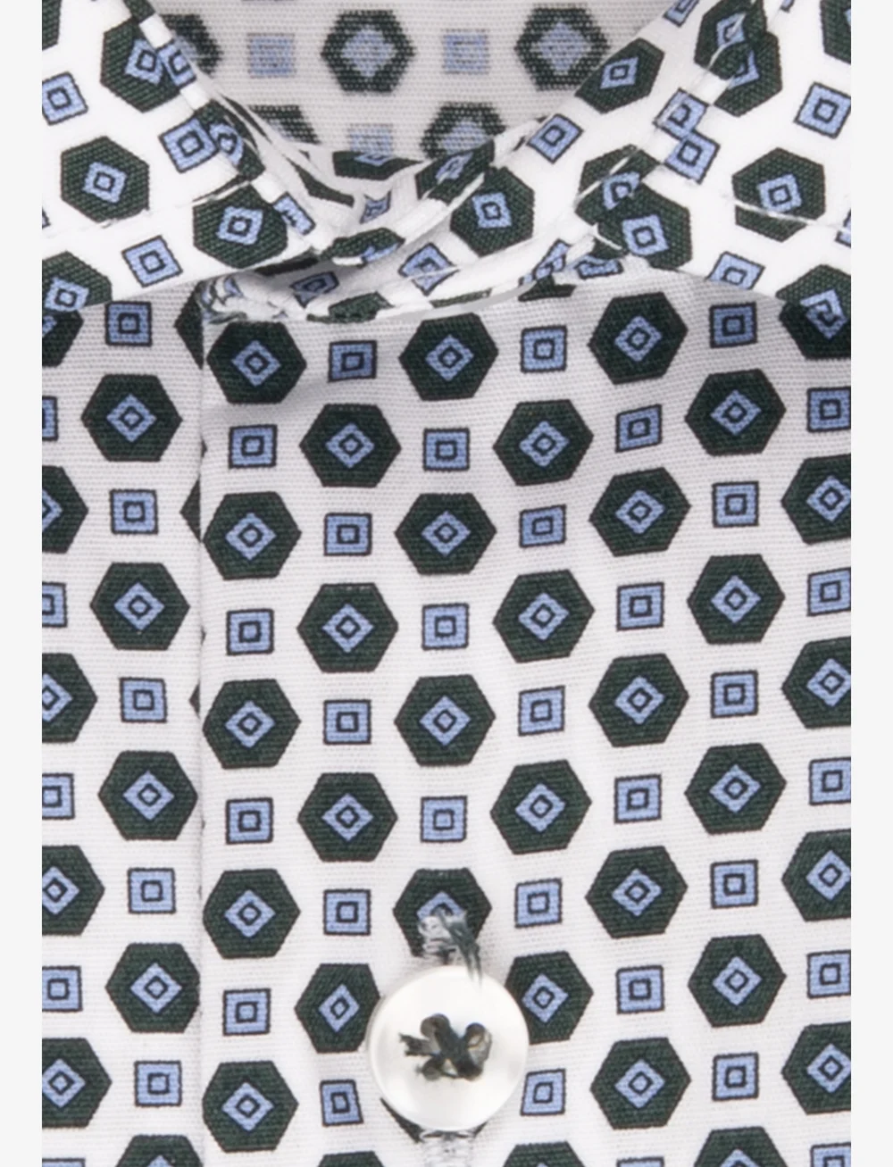 Seidensticker - Business Kent - mönstrade skjortor - green - 2