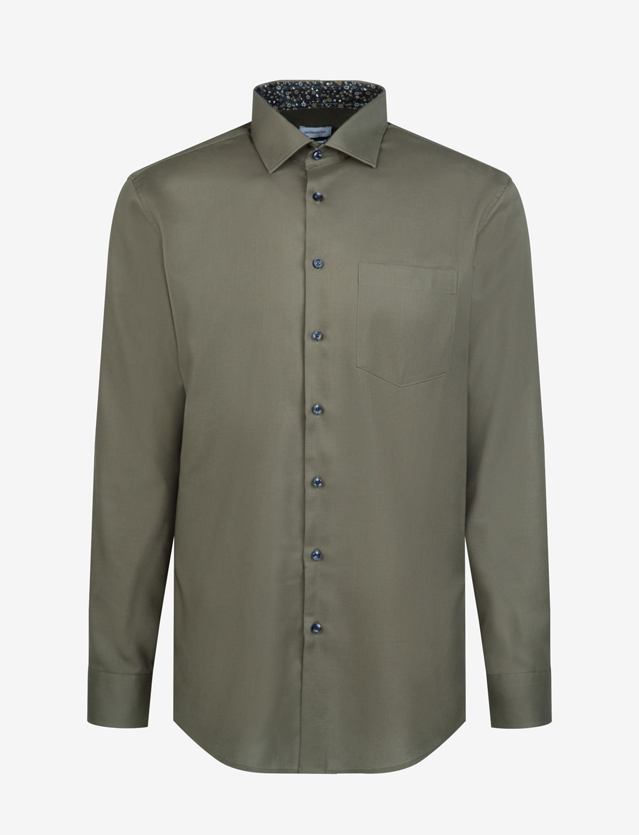 Seidensticker - CITYHEMDEN 1/1 ARM - dark green - 0