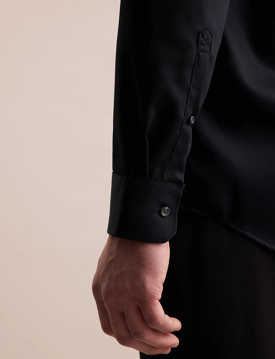 Seidensticker - Business shirt Regular - formelle hemden - black - 3