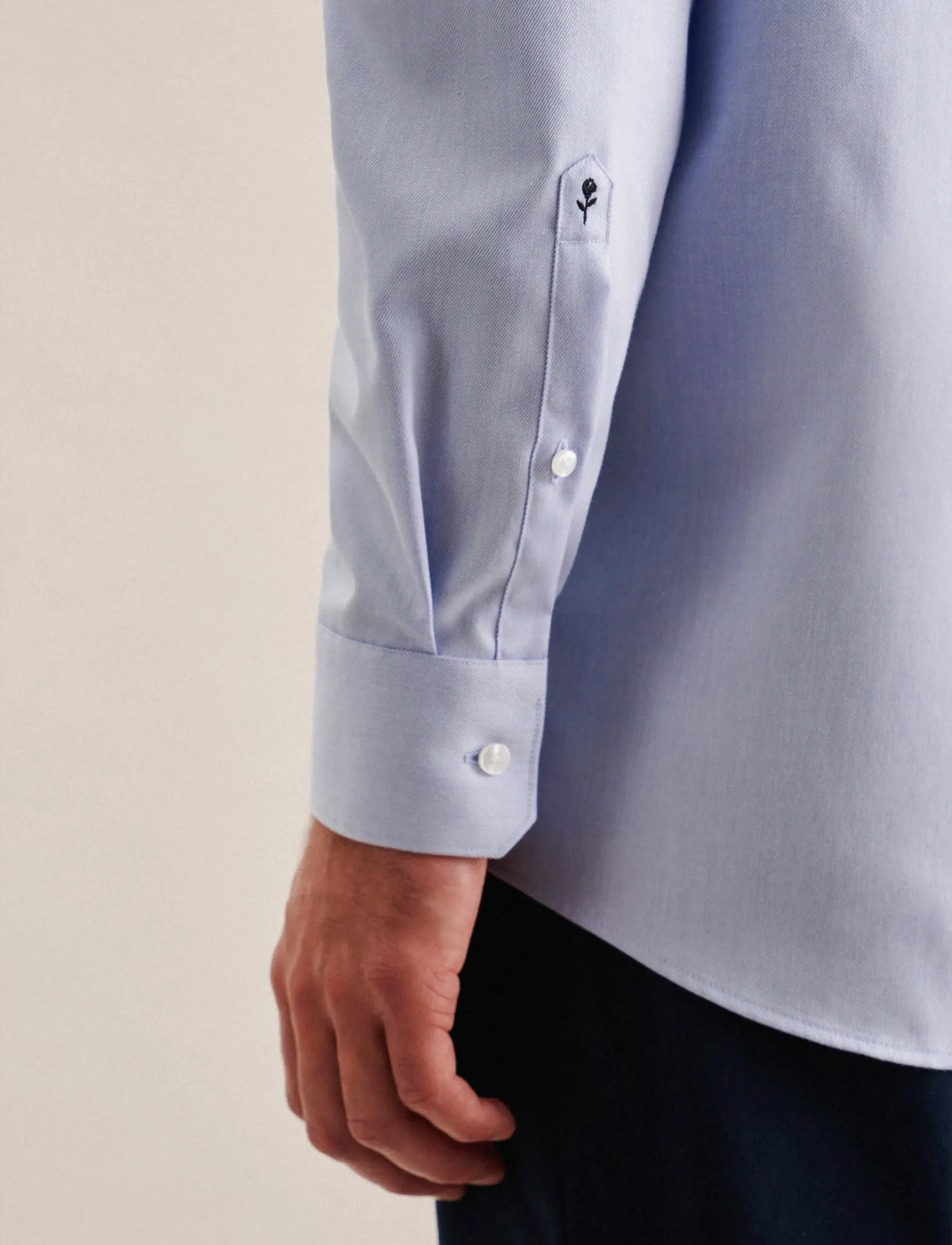 Seidensticker - Business shirt Regular - formelle skjorter - mid blue - 4