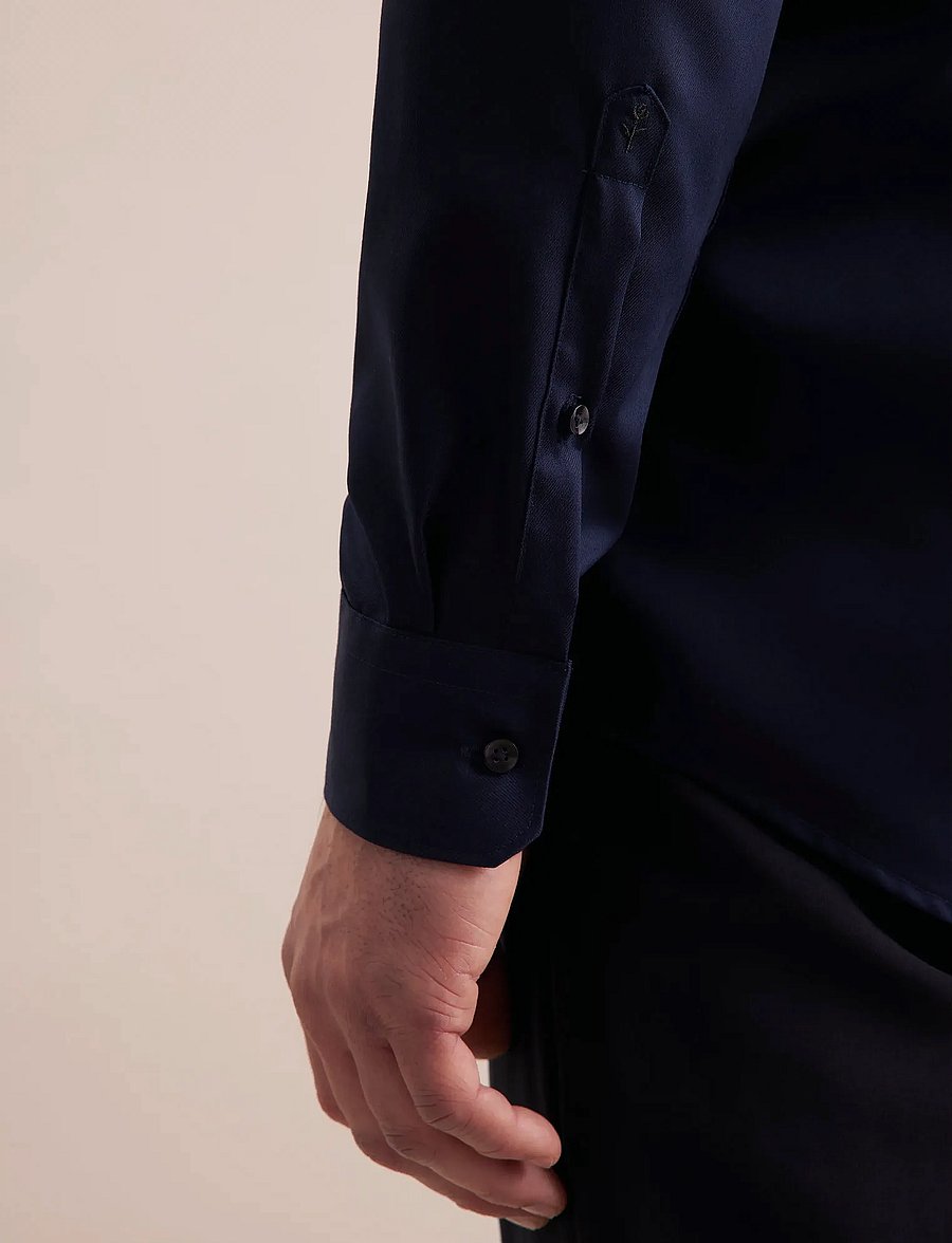 Seidensticker - Business shirt Regular - formelle hemden - navy - 4